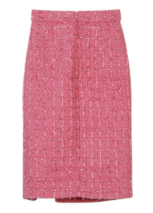 New fashionable and elegant socialite high-end temperament design and small fragrance style slim casual skirt PlatiNum