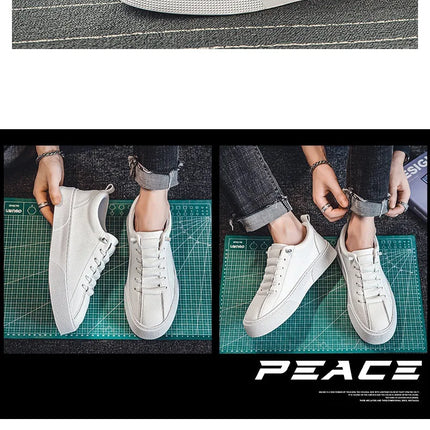 Sneakers for Men  Fashion Casual Lace Up Round Toe Flat White mens Running Sport Shoes Zapatillas Deportivas Hombre