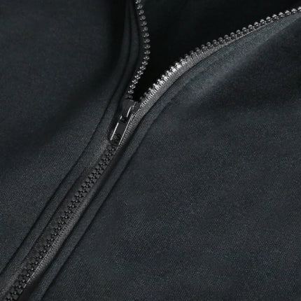 Women Zipper Hoodies Autumn Winter New Cute Cat Heatbeat Line Print Hoodies Hip Hop Streetwear Women Zip Up Jacket Coat Clothing