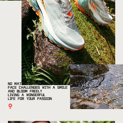 361 Degrees Yushan PRO Men Running Shoes Durable Hiking Cushioning Breathable Non-slip Outdoor Jogging Male Sneakers 672522250 PlatiNum