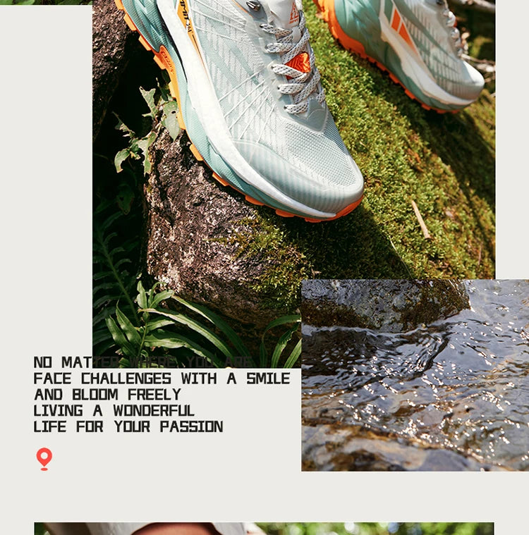 361 Degrees Yushan PRO Men Running Shoes Durable Hiking Cushioning Breathable Non-slip Outdoor Jogging Male Sneakers 672522250 PlatiNum
