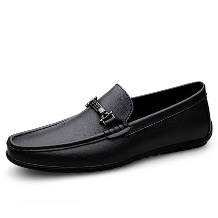 Scarpe da Uomo in Vera Pelle Taglia: 36-46 Mocassini Traspiranti Fatti a Mano per Business Casual e Guida