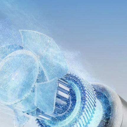 Ventilatore da tavolo USB Lenovo Fast Chill Ice Compress pieghevole/da appendere, con funzione di raffreddamento a ghiaccio, portatile, 100 velocità, Turbo, per esterni