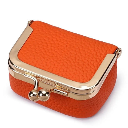 Crocodile Patterned Kiss Lock Coin Purse Square Genuine Leather Leather Jewelry Bag Mini Multifunctional Small Item Bag Storage PlatiNum