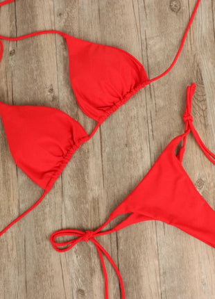 Costume da Bagno Estivo da Donna, Set Bikini Sexy con Reggiseno Imbottito Push-up e Perizoma, Due Pezzi, Abbigliamento da Spiaggia, Costume da Bagno Femminile Sexy platinumshop
