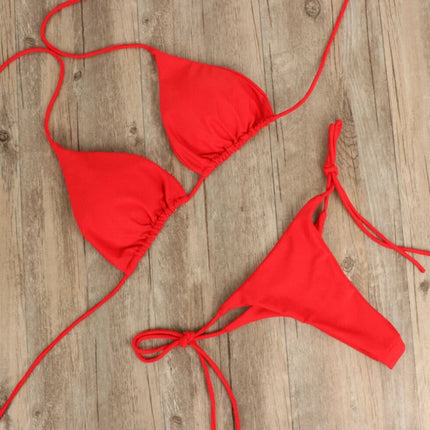 Costume da Bagno Estivo da Donna, Set Bikini Sexy con Reggiseno Imbottito Push-up e Perizoma, Due Pezzi, Abbigliamento da Spiaggia, Costume da Bagno Femminile Sexy platinumshop