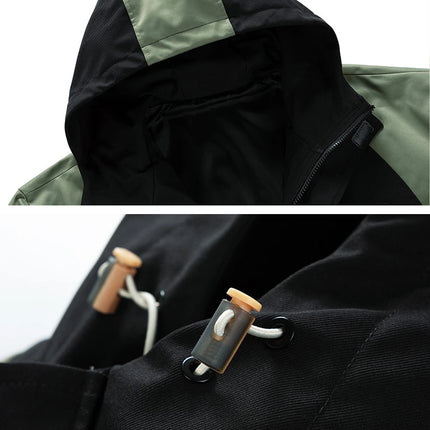 8XL Plus Size Windbreaker Jacket Men Spring Autumn Outerwear Fashion Casual Patchwork Jackets Coats Male Big Size 8XL