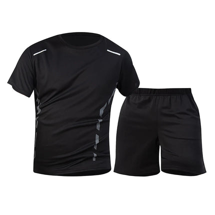 Tuta sportiva da uomo ad asciugatura rapida 1/2/4 pezzi T-shirt casual traspirante a maniche corte Tasca Pantaloncini versatili per adolescenti da indossare platinumshop