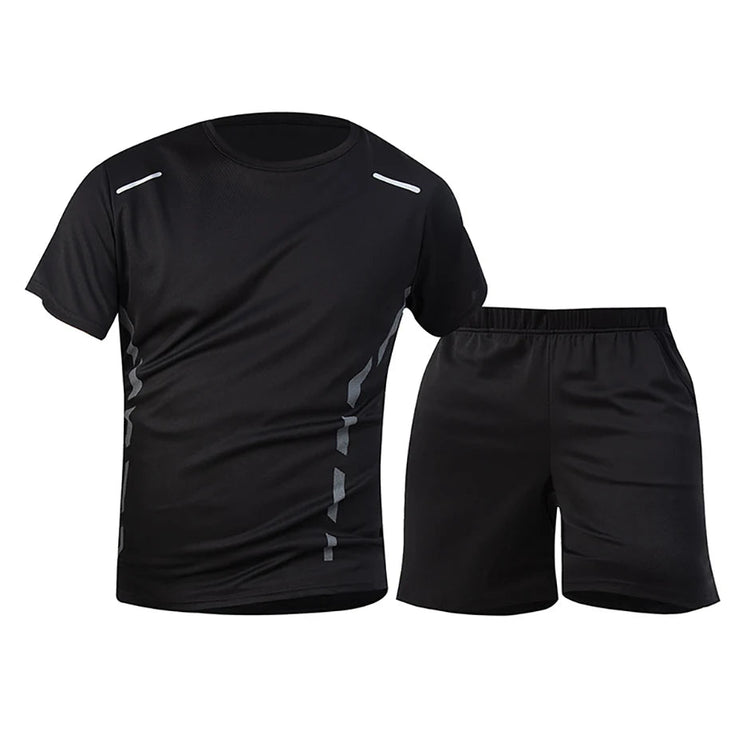 Tuta sportiva da uomo ad asciugatura rapida 1/2/4 pezzi T-shirt casual traspirante a maniche corte Tasca Pantaloncini versatili per adolescenti da indossare platinumshop