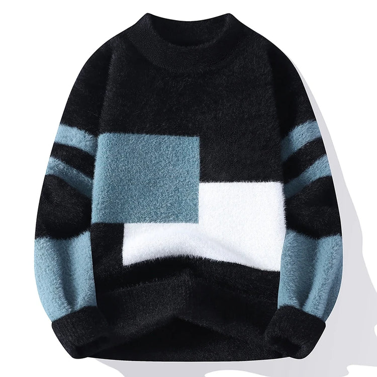 Sweaters men Winter Letter pattern thick sweater men Student youth sweaters autumn Men's wool pullovers full