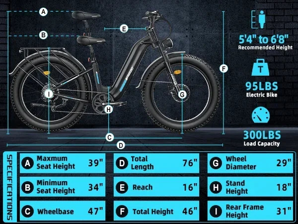 Bicicletta Elettrica FREESKY 540 per Adulti, 2000W, 26 Pollici, Batteria al Litio 48V23A, Pneumatici Larghi da Montagna, E-Bike ad Alta Velocità