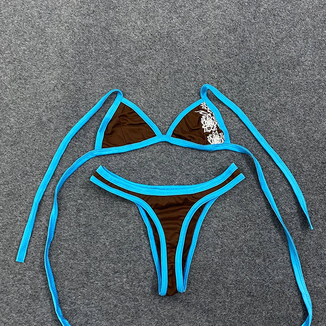 Abito bikini con cinturino con stampa floreale personalizzato Europa United Sexy Spice Girls Colori assortiti Top da donna vintage per il tempo libero da spiaggia platinumshop