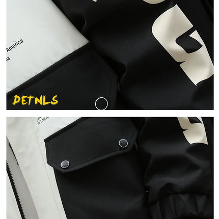 Spring Autumn Men Tracksuit Casual Joggers Hooded Sportswear Jackets Pants 2 Piece Sets Hip Hop Running Sports Suit