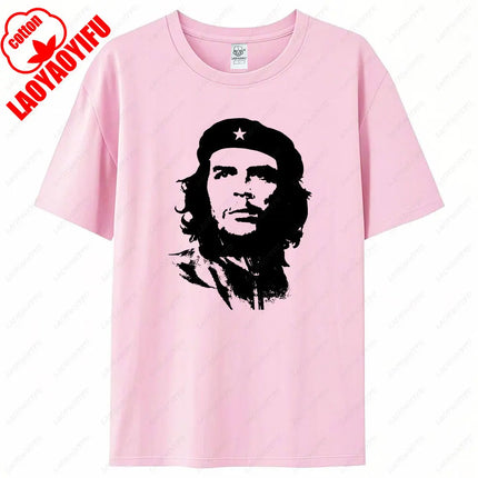 Che Guevara Shirt Rebel Cuban Shirt Guerrilla Revolution Casual Short Sleeve Men's High Quality Cotton T-Shirt