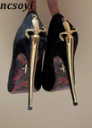 black suede