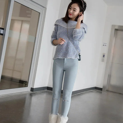 White Ankle Boots Women Platform Short Shoes Fashion V Buckle High Heels White Black Autumn Winter Ladies Ankle Boots Pink 34-43