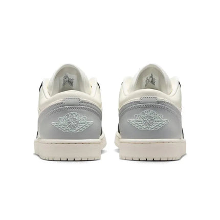 Scarpe da basket Nike Air Jordan 1 Low unisex, ammortizzate, antiscivolo, resistenti e dal design classico IO2242-101 platinumshop
