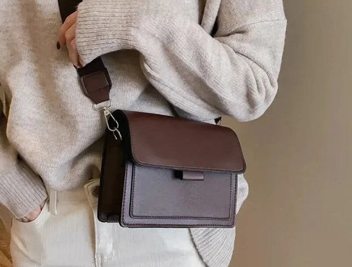 Classic Designer PU Leather Crossbody Bag for Women Travel Handle Handbag Fashion Shoulder Messenger Bag Ladies Small Flap Bag PlatiNum