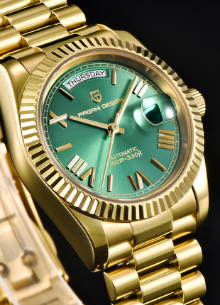 PAGANI DESIGN DD36 Oro Verde V2 Orologi Meccanici da Uomo Orologio Automatico di Lusso per Uomo 2026 Nuovo Orologio da Polso con Vetro Zaffiro AR