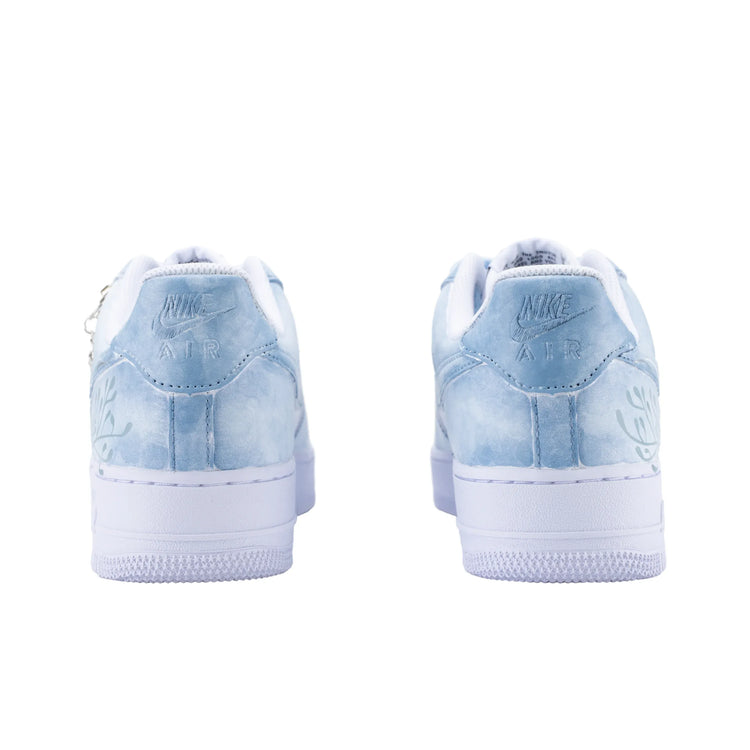 Nike Air Force 1 Fairy Spirit Abrasion Resistant Low top Skateboard Shoes Unisex Blue White