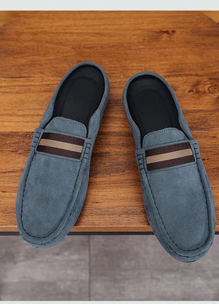 Mocassino 2026 ‌   Scarpe da uomo leggere estive, modello mocassino, slip-on traspiranti casual con mezza soletta, per uomo