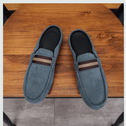 Mocassino 2026 ‌   Scarpe da uomo leggere estive, modello mocassino, slip-on traspiranti casual con mezza soletta, per uomo