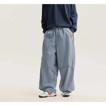 Men Women Splice Fashion Outdoor Loose Casual Lightweight Quick Dry Sports Cargo Baggy Pants Track Trouser Jogger Sweatpants
