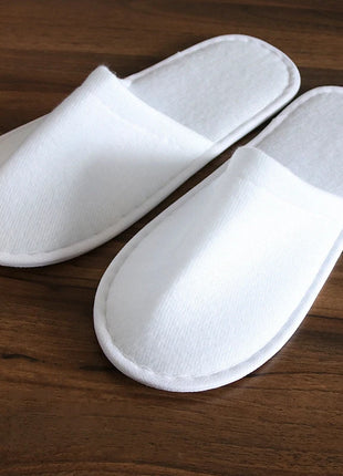 Pantofole usa e getta da donna e da uomo Pantofole da viaggio per hotel antiscivolo Pantofole per ospiti per interni per la casa Scarpe unisex con punta chiusa Salone in famiglia
