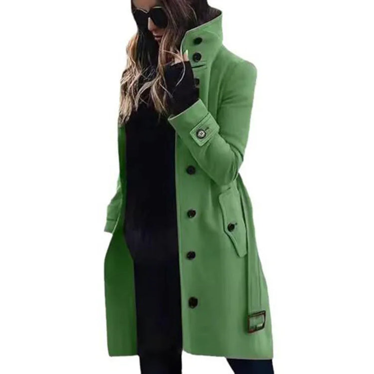 Slim Fit Wool Blend Women's Coat