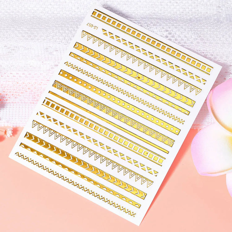 1PC 26-English Alphabet Number 3D Self-adhesive Nail Art Decal Sticker Word Small Letter Nail Decals Sticker Manicure Decoration