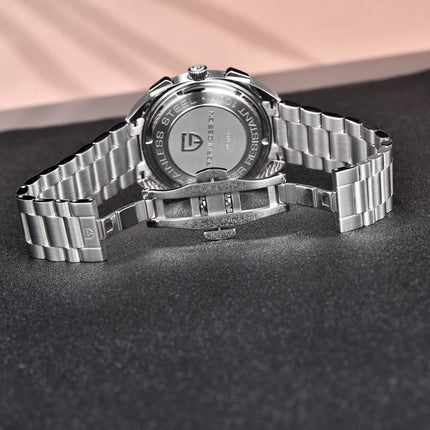 PAGANI DESIGN 2025 Nuovo Panda Dial Orologi da uomo Orologio al quarzo di lusso per uomo Giappone VK63 Cronografo sportivo Orologio da polso in vetro zaffiro