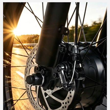 Bici Elettrica Fuoristrada C01, E-bike da Montagna 26'', Doppio Motore, Potenza di Picco 3000W, Batteria al Litio Rimovibile 48V 20Ah, Doppia Sospensione, Velocità Massima 60-63km/h