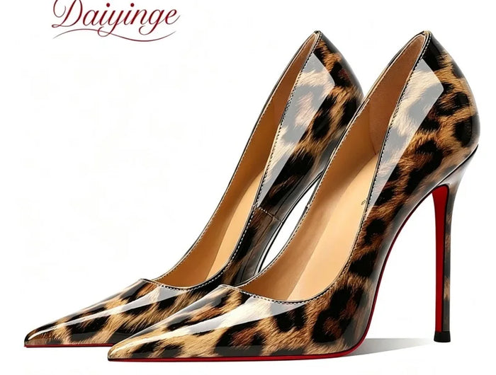 Tacchi da Donna 2026 Nuovi di Lusso Firmati di Alta Qualità con Suola Rossa, Tacchi Alti a Punta, Stiletto, Scarpe Eleganti Sexy da 12 cm
