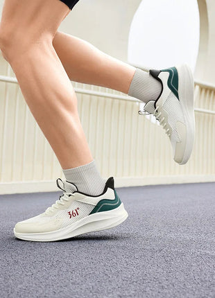 361 Degrees Men Running Shoes Wear-resistant Comfortable Soft Supportive Jogging Lightweight Breathable Male Sneakers 672422252 PlatiNum