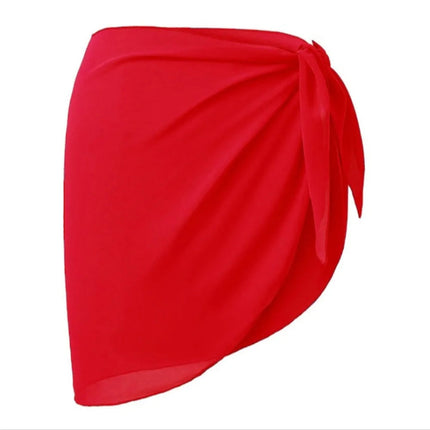 Top Casual Senza Maniche, Pareo Bohémien, Gonna Corta Avvolgente, Copricostume Estivo da Spiaggia per Donne platinumshop