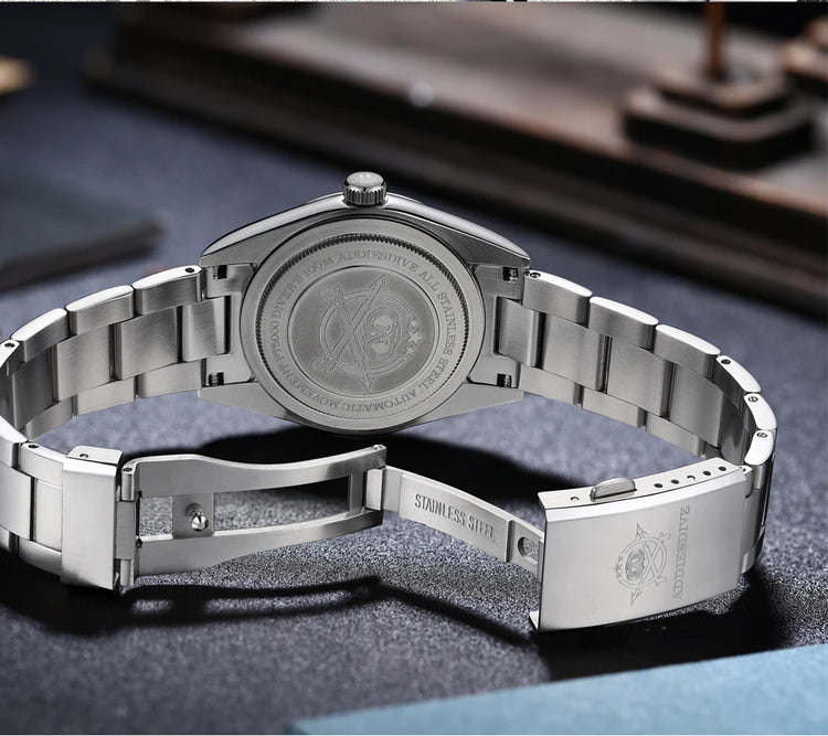 ADDIESDIVE Top Brand AD2030 Woman Quartz Watches Japan VH31 316L Stainless Steel Wristwatch Business 10Bar Waterproof Sport