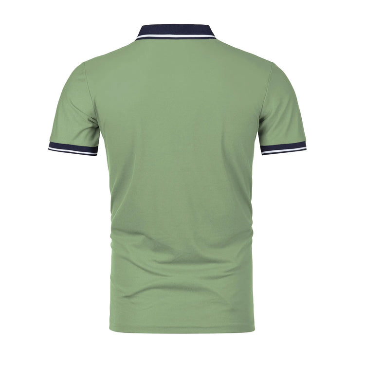 Top a maniche corte da uomo T-shirt casual quotidiana a maniche corte con risvolto casual a maniche corte T-shirt casual da uomo