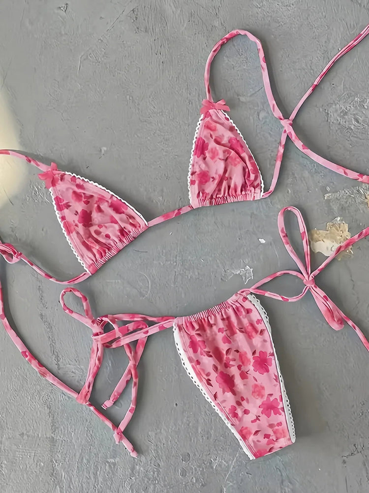 Micro Bikini Push Up Costumi da bagno donna 2025 Costumi da bagno femminili sexy Bikini brasiliano Perizoma Biquini Costumi da bagno Stampa Beachwear platinumshop