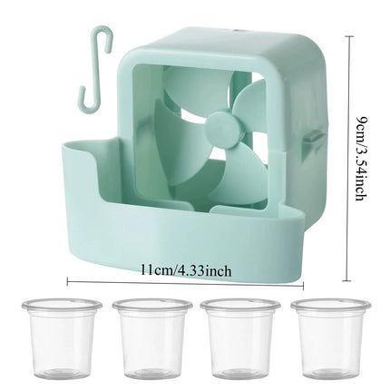 Ventilatore Umidificatore Rinfrescante, Ventilatore da Terra Domestico con Raffreddamento ad Acqua, Mini Condizionatore d'Aria da Scrivania per Dormitorio, Ventilatore Piccolo per Alleviare il Calore Estivo