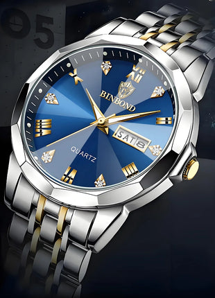 Men's Retro Quartz Watches, Fashion Gift for Men, Birthday Gift, Classic Style, Analog Display Wrist Watch for Adults