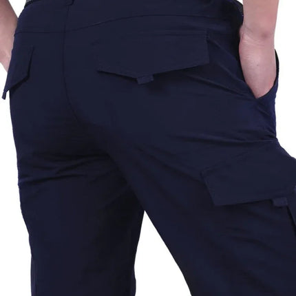 Summer Casual Lightweight Army Military Long Trousers Male Waterproof Quick Dry Cargo Camping Overalls Tactical Pants Breathable PlatiNum