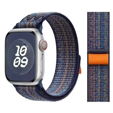Cinturino in nylon per Apple Watch Ultra 3 49mm, bracciale iWatch 11 10 9 8 7 6 5 4 SE Sport NUOVO Design 42-46mm 45mm 44mm 41mm