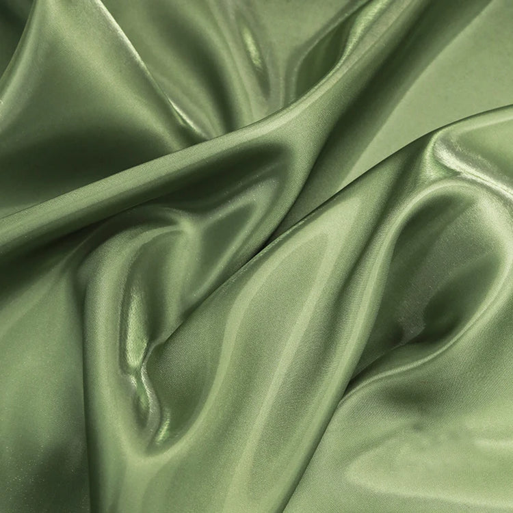 Tessuto Satinato Liquido Lucido di Lusso Riflettente Effetto Galassia per Abiti da Sposa e Design di Abiti alla Moda