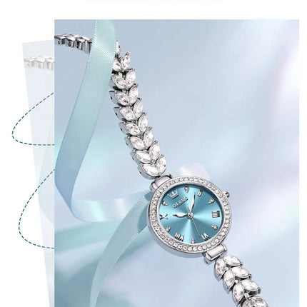 OLEVS 9971 orologio al quarzo per donna scala romana abito elegante orologio da donna moda impermeabile luminoso orologio a mano di lusso originale platinumshop