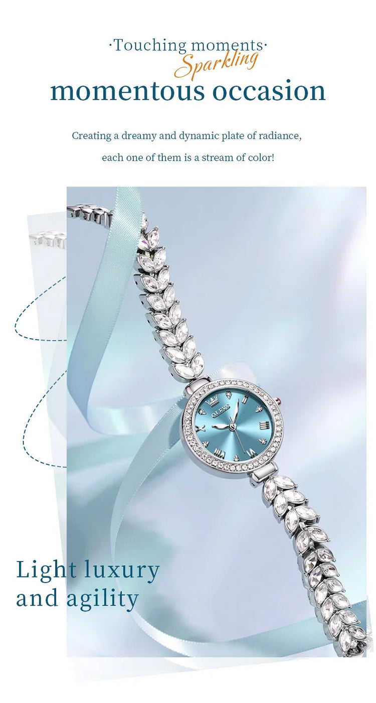 OLEVS 9971 orologio al quarzo per donna scala romana abito elegante orologio da donna moda impermeabile luminoso orologio a mano di lusso originale platinumshop