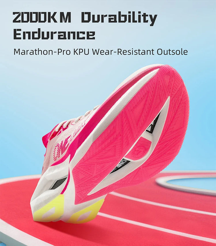 ONEMIX Nuove Scarpe da Corsa Professionali Marathon con Piastra in Carbonio a Tutta Lunghezza, Supporto Stabile e Assorbimento degli Urti, Ultra Leggere PlatiNum