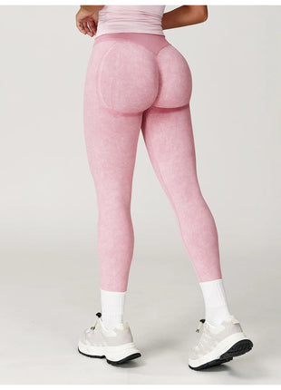 Yoga Pants Impact Leggings Women Seamless Sports Yoga Pant High Waist Ribbed Gym Clothes Fitness Workout Wear Scrunch Bum Tights PlatiNum