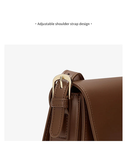 FOXER Brand Split Leather Women's Shoulder Bag 2025 New Luxury Design Female Retro Crossbody Purse Gift for Mom