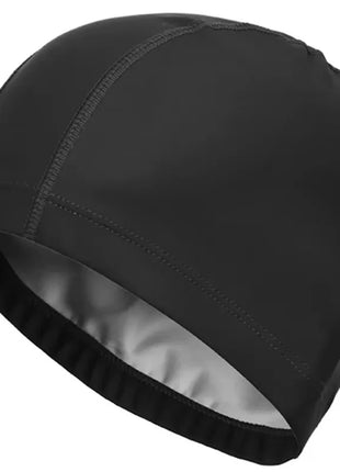 Nuovo Cappello da Nuoto Impermeabile 2025 in Tessuto PU per Adulti/Bambini, Protezione Orecchie, Tinta Unita