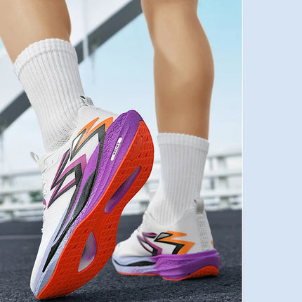 2026 NEW Men Sports Running Shoes Off Marathon Breathable Light Comfortable Women Athletic Sneakers Jogging Tenis Air Cushion PlatiNum